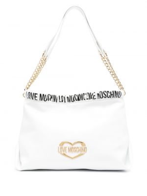 Väska Love Moschino vit