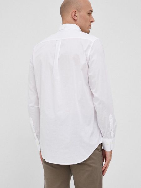 Пухова сорочка на ґудзиках Gant біла