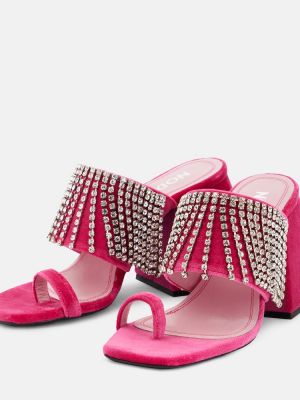 Kožené sandály Nodaleto růžové