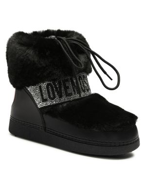 Sniego batai Love Moschino juoda