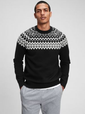 Pletený pletený sveter Gap čierna