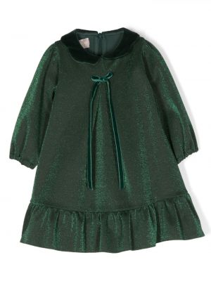 Mini-abito con fiocco La Stupenderia verde
