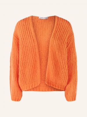 Dzianinowy sweter Oui pomarańczowy