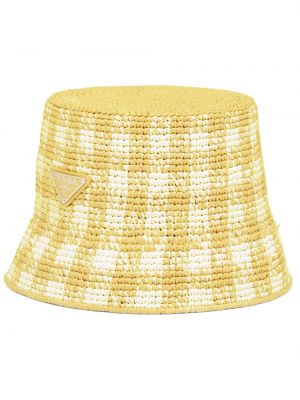 Карирана шапка Prada