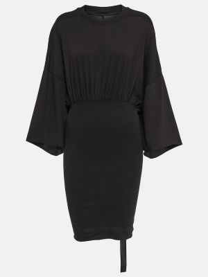 Sukienka mini bawełniane Rick Owens - сzarny