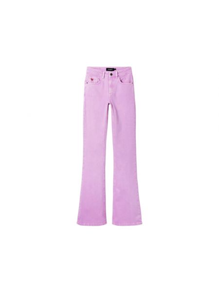 Slim fit skinny jeans Desigual lila