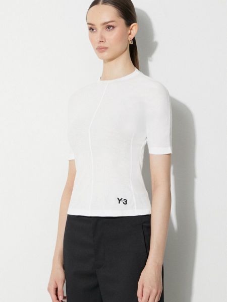 Pamučna majica Y-3 bijela