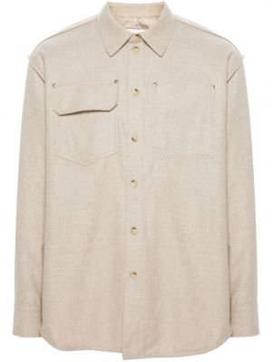 Vilnonė marškiniai Helmut Lang smėlinė