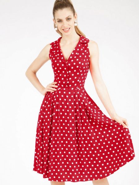 Платье-рубашка Olivegrey Красное