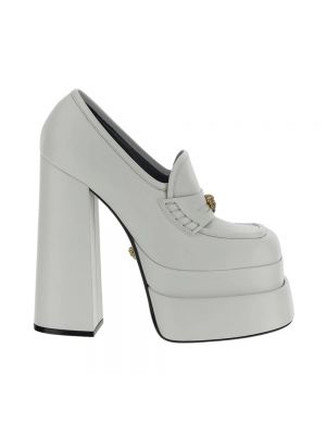 Chaussures de ville à talons Versace blanc