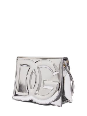 Чанта за ръка Dolce & Gabbana сребристо