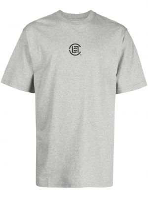 T-shirt con stampa Clot grigio