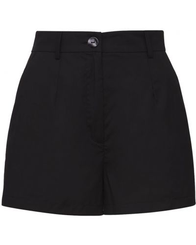 Cotone shorts Ag, il nero
