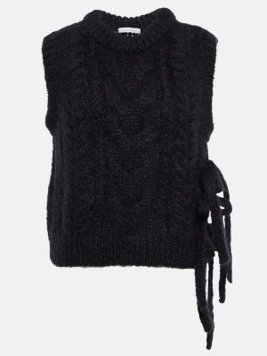 Moherowy sweter wełniany Cecilie Bahnsen czarny