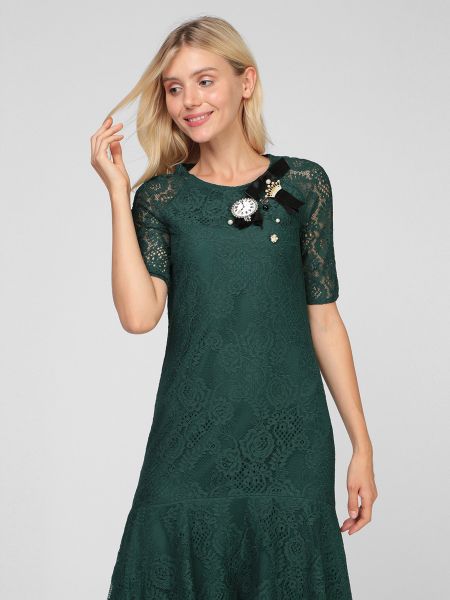 Платье Sassofono зеленое