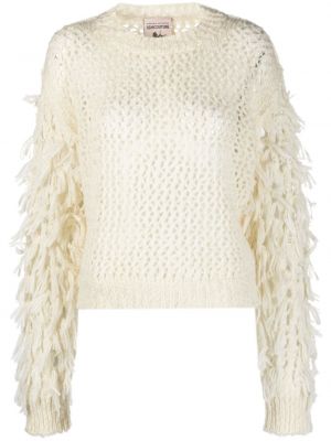 Maglione di lana Semicouture bianco
