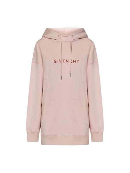 Bluza z kapturem oversize Givenchy różowa