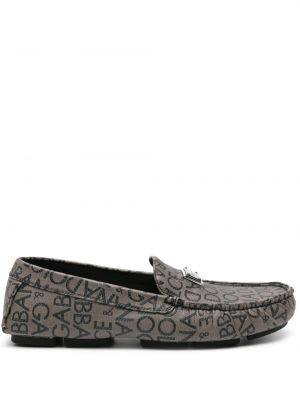 Jacquard loafer-kingad Dolce & Gabbana
