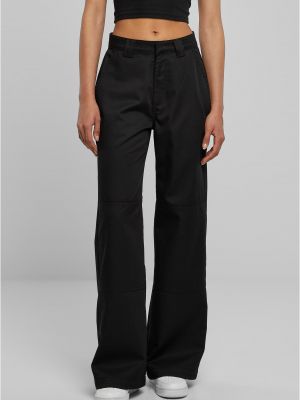 Широки панталони тип „марлен“ Urban Classics черно