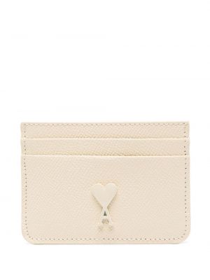Kožená peňaženka Ami Paris biela