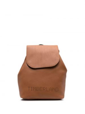 Kožený batoh Timberland - Hnedá