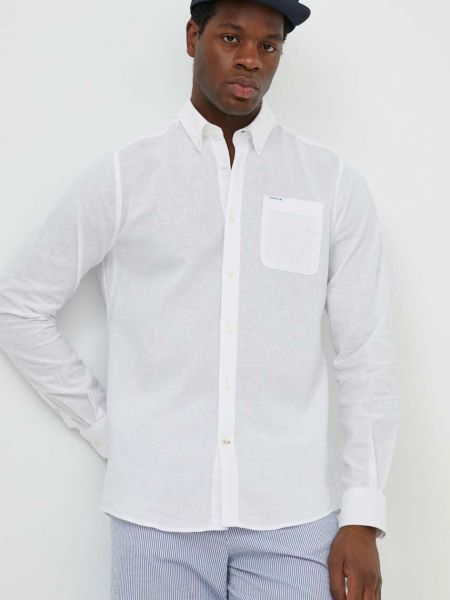 Риза Barbour бяло