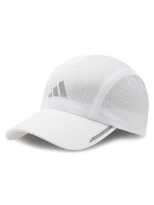 Atspindintis kepurė su snapeliu Adidas balta