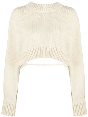 Вълнен пуловер Heron Preston бяло