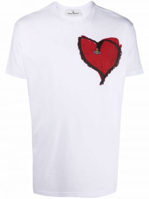 Camiseta con bordado Vivienne Westwood blanco