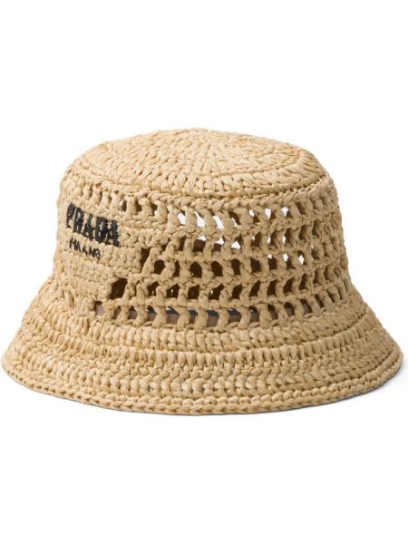 Плетена шапка Prada