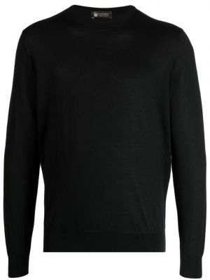 Пуловер с кръгло деколте Colombo черно