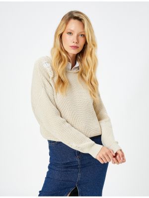 Ažurový sveter s dlhými rukávmi Koton