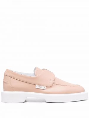 Δερμάτινα loafers Le Silla ροζ