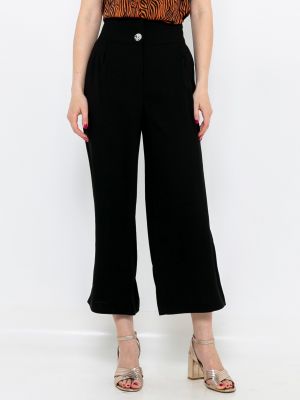 Pantaloni culottes Camaieu negru