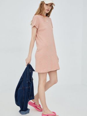 Pamučna mini haljina Levi's® narančasta