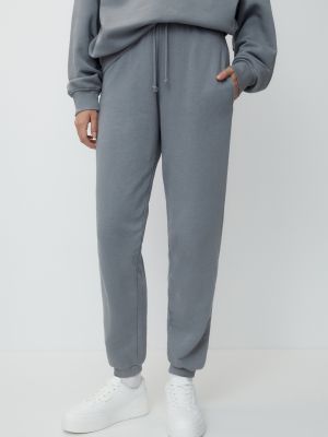 Pantaloni tuta Pull&bear grigio