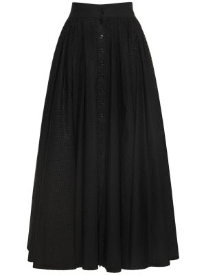 Bavlnená midi sukňa Philosophy Di Lorenzo Serafini čierna