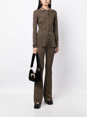 Fleecová kabelka s přezkou Versace Jeans Couture