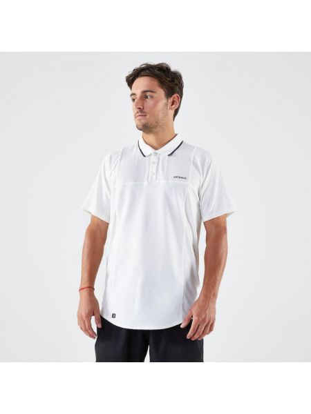 Мужская теннисная рубашка-поло ‒ DRY ARTENGO, weiss белая