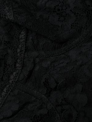 Krajkové průsvitné šaty Oseree černé