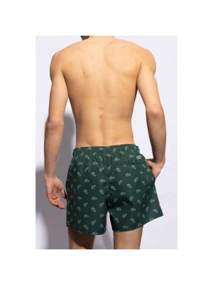 Pantalones cortos con estampado Lacoste verde