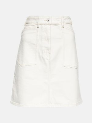 Spódnica jeansowa Kenzo biała