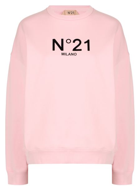 Свитшот No.21 розовый