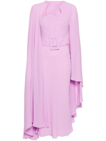 Večerna obleka iz krep tkanine Giuseppe Di Morabito vijolična
