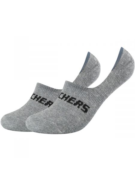 Ponožky so sieťovinou Skechers sivá
