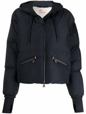 Hette lang jakke Moncler Grenoble svart