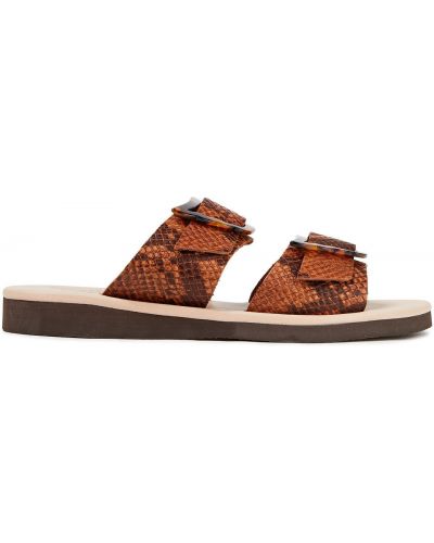 Кожаные pantofole Ancient Greek Sandals, marrone
