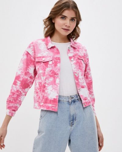 Джинсовая куртка Fadas, розовая