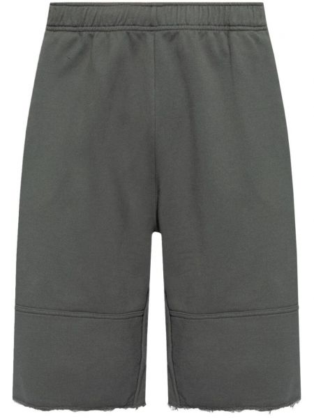 Pamučne bermuda kratke hlače Mm6 Maison Margiela siva