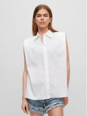 Блуза вільного крою Hugo біла